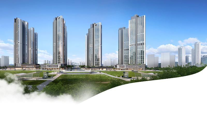 GTX운정중앙역 시티프라디움 4단지 조감도